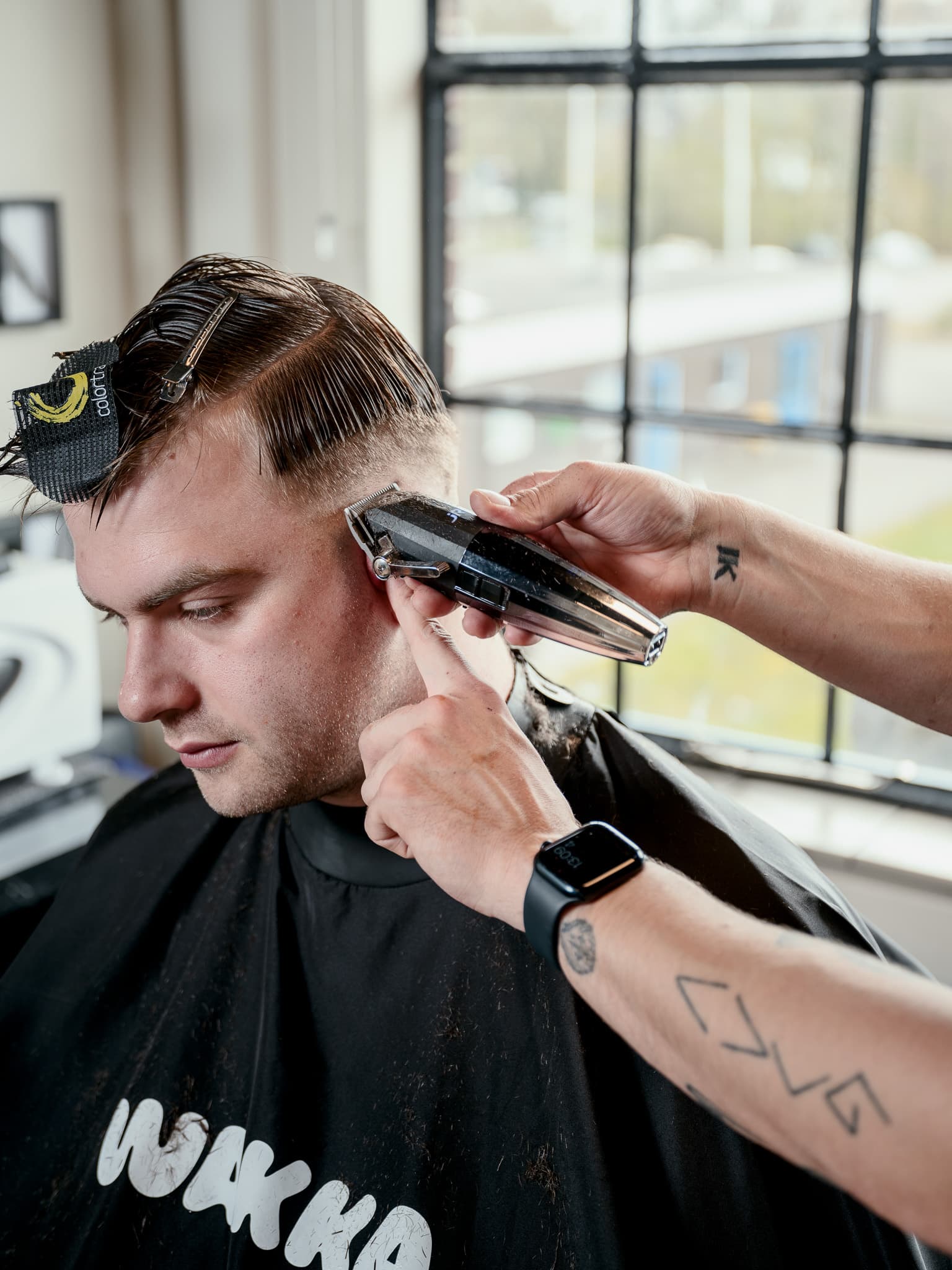 Kappersfotografie Nieuwegein - authentieke barbershop sfeer - bedrijfsfotografie Jeffrey Roos